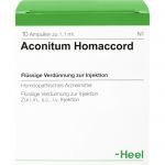 ACONITUM HOMACCORD Ampullen 10 St из немецкой аптеки