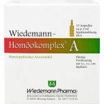 WIEDEMANN Homokomplex A Ampullen 10X2 ml из немецкой аптеки