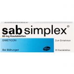 SAB simplex Kautabletten 20 St из немецкой аптеки