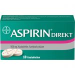 ASPIRIN Direkt Kautabletten 10 St из немецкой аптеки