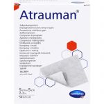 ATRAUMAN 5x5 cm steril Kompressen 50 St из немецкой аптеки