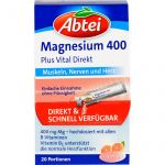ABTEI Magnesium 400+Vitamin B Komplex Granulat 20 St из немецкой аптеки