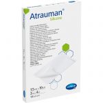 ATRAUMAN Silicone steril 7,5x10 cm Kompressen 10 St из немецкой аптеки