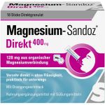 MAGNESIUM SANDOZ Direkt 400 mg Sticks 18 St из немецкой аптеки