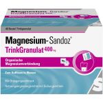 MAGNESIUM SANDOZ Trinkgranulat 400 mg Beutel 48 St из немецкой аптеки