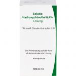 SOLUTIO HYDROXYCHIN. 0,4% 500 ml из немецкой аптеки