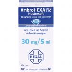 AMBROHEXAL S Hustensaft 30 mg/5 ml 100 ml из немецкой аптеки