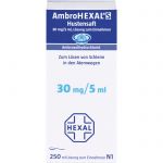 AMBROHEXAL S Hustensaft 30 mg/5 ml 250 ml из немецкой аптеки
