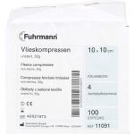 VLIESKOMPRESSEN 10x10 cm unsteril 4lagig 100 St из немецкой аптеки