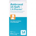 AMBROXOL 15 Saft-1A Pharma 100 ml из немецкой аптеки