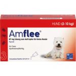 AMFLEE 67 mg Spot-on Lsg.f.kleine Hunde 2-10kg 3 St из немецкой аптеки