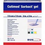 CUTIMED Sorbact Gel Kompressen 7,5x7,5 cm 10 St из немецкой аптеки