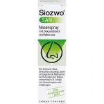 SIOZWO SAN Nasenspray m.Dexpanthenol u.Meersalz 20 ml из немецкой аптеки