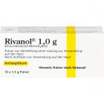 RIVANOL 1,0 g Pulver 10 St из немецкой аптеки