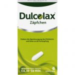 DULCOLAX Suppositorien 6 St из немецкой аптеки