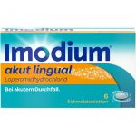IMODIUM akut lingual Schmelztabletten 6 St из немецкой аптеки