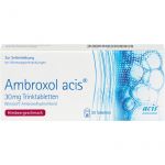 AMBROXOL acis 30 mg Trinktabletten 20 St из немецкой аптеки