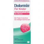 DOLORMIN fr Kinder Ibuprofensaft 20 mg/ml Susp. 100 ml из немецкой аптеки