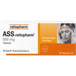 ASS-ratiopharm 500 mg Tabletten 30 St из немецкой аптеки