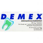 DEMEX Zahnschmerztabletten 10 St из немецкой аптеки
