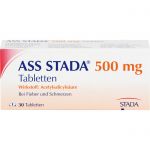 ASS STADA 500 mg Tabletten 30 St из немецкой аптеки
