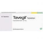 TAVEGIL Tabletten 20 St из немецкой аптеки