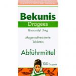 BEKUNIS Dragees Bisacodyl 5 mg magensaftres.Tabl. 100 St из немецкой аптеки