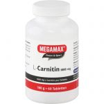 L-CARNITIN 1000 mg Megamax Tabletten 60 St из немецкой аптеки
