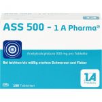 ASS 500-1A Pharma Tabletten 100 St из немецкой аптеки