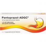 PANTOPRAZOL ADGC 20 mg magensaftres.Tabletten 7 St из немецкой аптеки