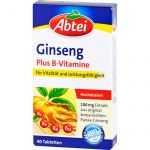 ABTEI Ginseng Plus B-Vitamine Tabletten 40 St из немецкой аптеки