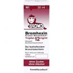 BROMHEXIN Krewel Meuselb.Tropfen 12mg/ml 30 ml из немецкой аптеки