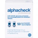 ALPHACHECK professional Blutzuckerteststreifen 50 St из немецкой аптеки