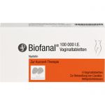 BIOFANAL Vaginaltabletten 6 St из немецкой аптеки