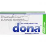 DONA 250 mg berzogene Tabletten 50 St из немецкой аптеки