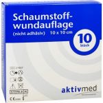 AKTIVMED Schaumstoffwundaufl.10x10 cm nicht adhs. 10 St из немецкой аптеки