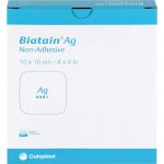 BIATAIN Ag Schaumverband 10x10 cm nicht haftend 5 St из немецкой аптеки