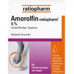 AMOROLFIN-ratiopharm 5% wirkstoffhalt.Nagellack 5 ml из немецкой аптеки
