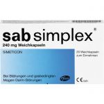 SAB simplex 240 mg Weichkapseln 20 St из немецкой аптеки