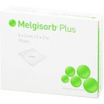 MELGISORB Plus Alginat Verband 5x5 cm steril 10 St из немецкой аптеки