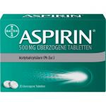ASPIRIN 500 mg berzogene Tabletten 20 St из немецкой аптеки