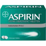 ASPIRIN 500 mg berzogene Tabletten 40 St из немецкой аптеки