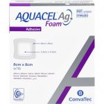 AQUACEL Ag Foam adhsiv 8x8 cm Verband 10 St из немецкой аптеки