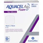 AQUACEL Ag Foam nicht adhsiv 10x10 cm Verband 10 St из немецкой аптеки