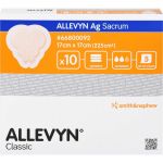 ALLEVYN Ag Sacrum 17x17 cm Wundverband 10 St из немецкой аптеки