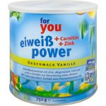 FOR YOU eiwei power Vanille 750 g из немецкой аптеки