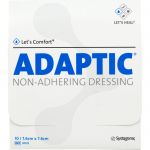 ADAPTIC 7,6x7,6 cm feuchte Wundauflage 10 St из немецкой аптеки