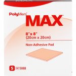 POLYMEM Max Wund Pad 20x20 cm 5 St из немецкой аптеки
