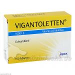 VIGANTOLETTEN 1.000 I.E. Vitamin D3 Tabletten, 100 ST – PZN 1245459 из немецкой аптеки
