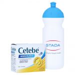 Cetebe Abwehr plus Vitamin C + Vitamin D3 + Zink Kapseln + gratis Stada Trinkflasche – PZN 2415254
 из немецкой аптеки